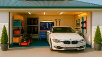 Как обустроить гараж своими руками